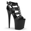Pleaser - FLAMINGO858 Hoge hakken - Paaldans schoenen - Zwart Product image